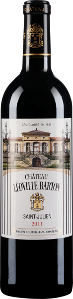 Vintage Weinflasche mit elegantem Etikett, illustriertem Château und goldenen Akzenten.