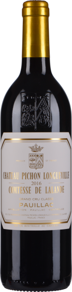 Weinflasche mit goldener Kapsel, elegantem Etikett, klassischem Design.