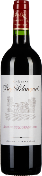 Schwarze Weinflasche mit rotem Schraubverschluss und elegantem Etikett.