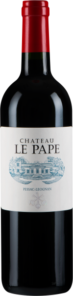 Dunkle Weinflasche mit rotem Kapselverschluss und elegantem Etikett.