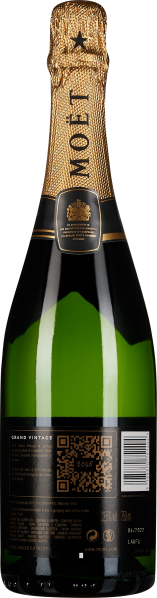 Grüne Sektflasche mit goldfarbenem Hals und elegantem Etikett.