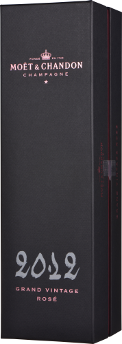 Schwarze Schachtel mit rosa Schriftzug und elegantem Design.