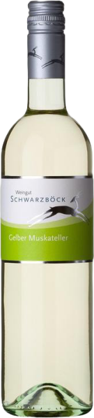 Klare Weinflasche mit silbernem Verschluss und grün-silbernem Etikett.