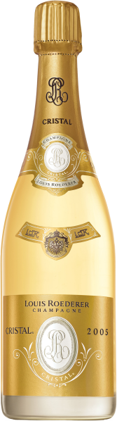 Goldene Champagnerflasche mit verziertem Etikett und luxuriöser Ausstrahlung.
