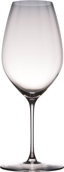 Großes, elegantes Weinglas mit schmalem Stiel und breitem Kelch.
