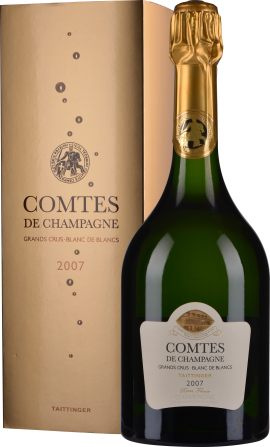 Grüne Flasche mit goldenem Verschluss, edler Karton im Hintergrund.