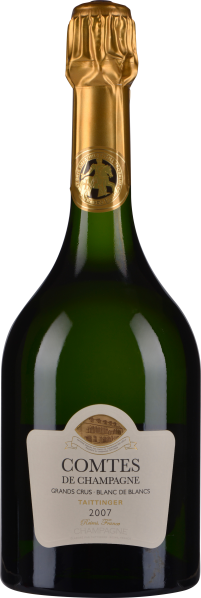 Grüne Champagnerflasche mit goldener Folie, elegantes Etikett, klassisches Design.