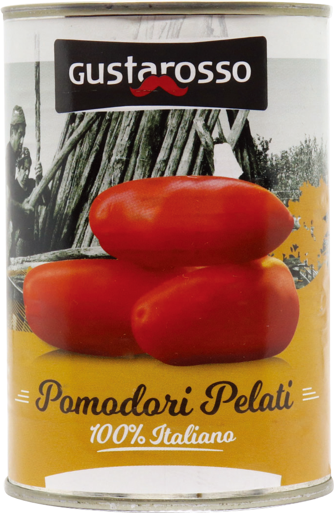 Gustarosso Pomodori Pelati - geschälte Tomaten 400g - WEIN & CO