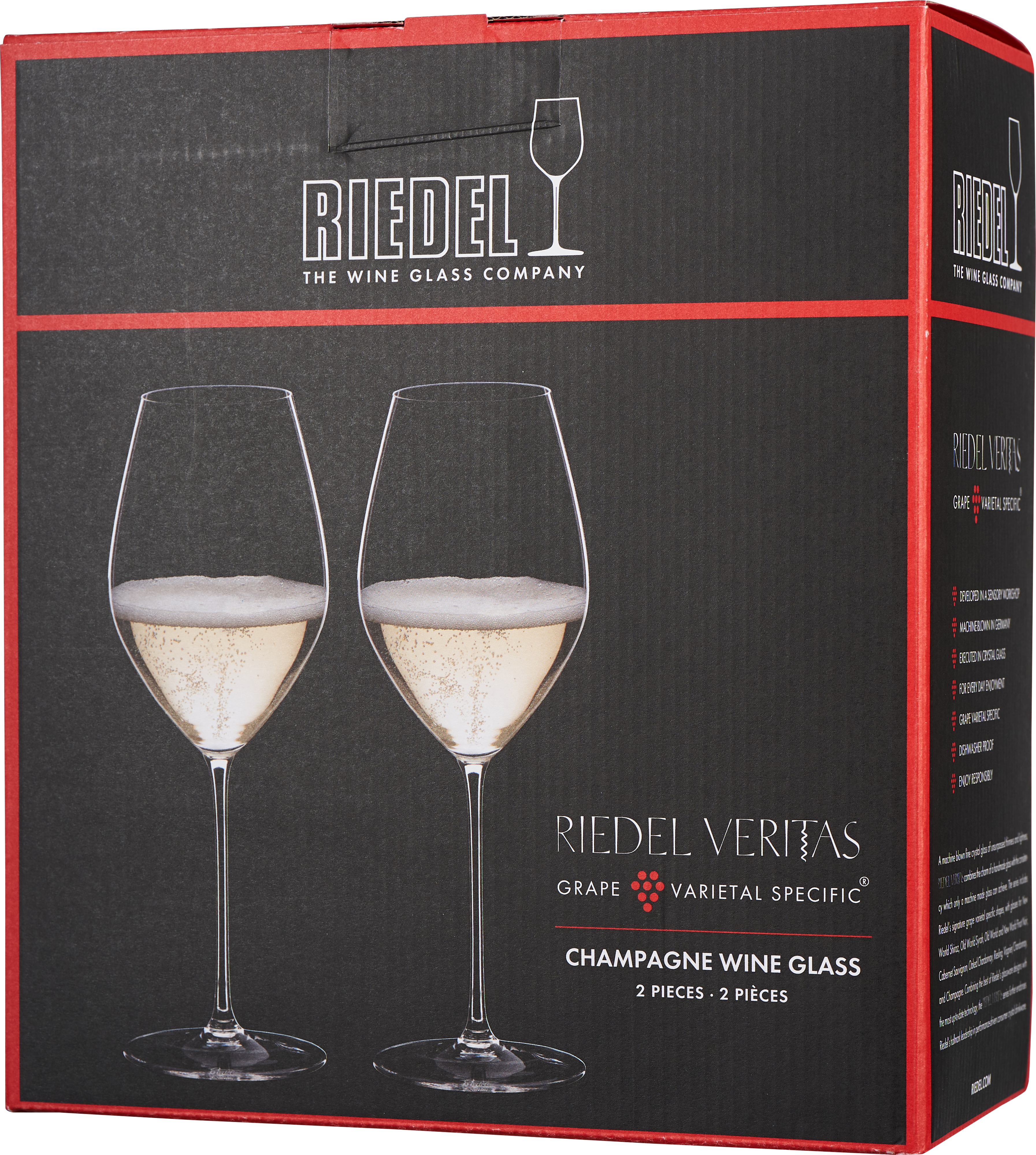 Riedel 2er-Set Veritas Champagnerglas