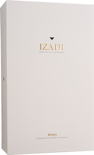 Elegante, schlichte weiße Verpackung mit goldener Schrift und minimalistischem Design.