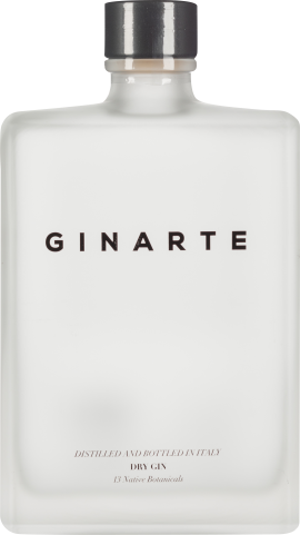 Transparente, quadratische Flasche mit silbernem Verschluss und schlichtem, modernem Design.