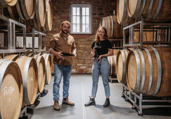 Winzerpaar Christian & Anna Krack