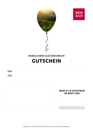 WCO GutscheinCard Herzlichen Glückwunsch