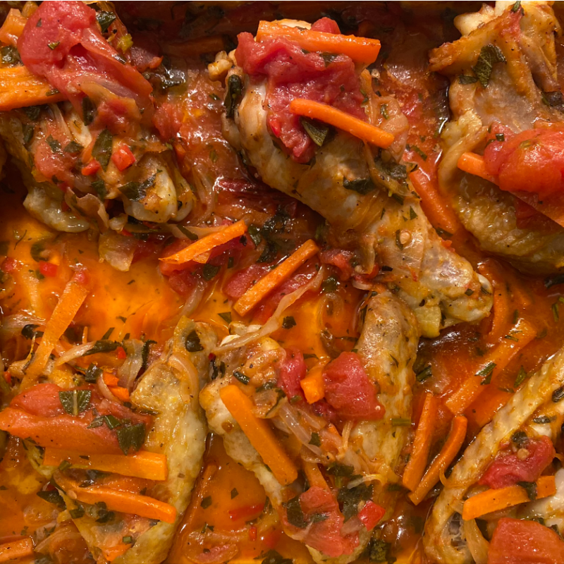 10 Pollo fertig