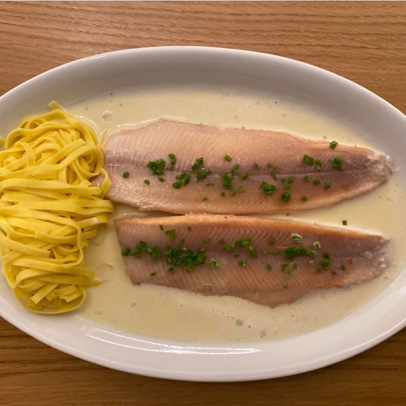 7 Saibling in Riesling Tagliatelle 1