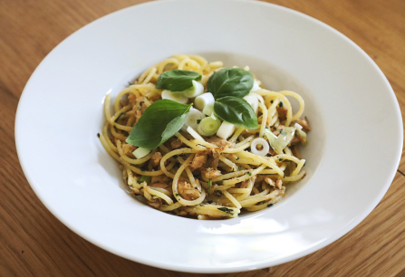 Spaghetti mit Thunfisch